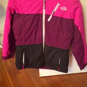 The North Face Fuchsia and Plum Jacket